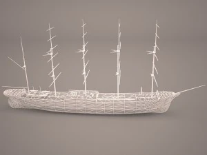 barco caphorn Modelo 3D