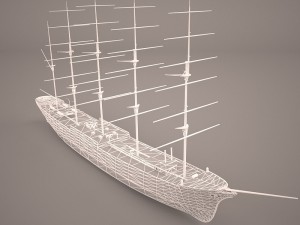 caphorn ship 3D 模型