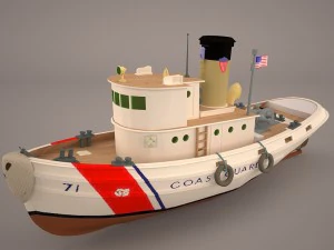 американська берегова охорона рб-м 3D Модель