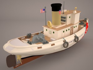 us coast guard rb-m 3D 모델