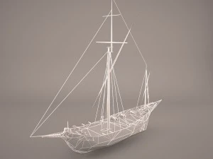 corsair ship 3D Model