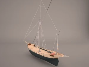 corsair ship 3D Model