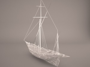 corsair ship 3D Model