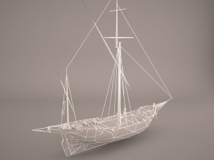 corsair ship 3D Model