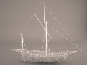 corsair ship 3D Model
