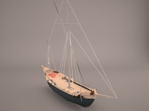 corsair ship 3D Model