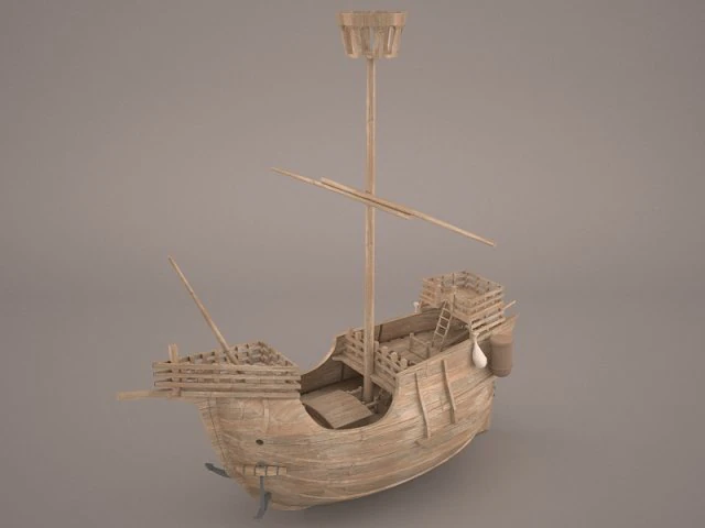 sailing ship 3D Model .c4d .max .obj .3ds .fbx .stl .blend