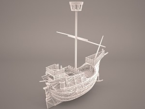 sailing ship 3Dモデル