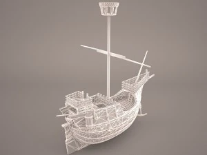 sailing ship 3D Model