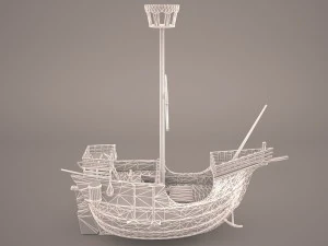 sailing ship 3D Model
