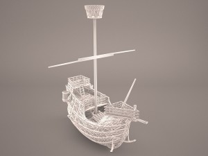 sailing ship 3Dモデル