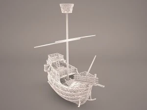 sailing ship 3D Model