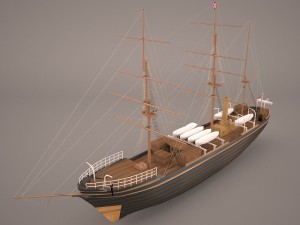 ship boat 3D Model