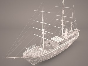 ship boat 3D Model
