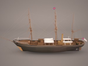 ship boat 3D Model