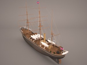 ship boat 3D Model