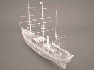 ship boat 3D Model