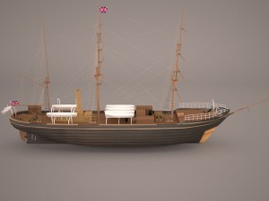 ship boat 3D Model