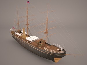 ship boat 3D Model