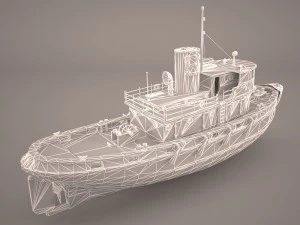 rimorchiatore Modello 3D