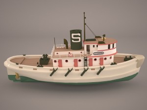 tugboat 3D 模型