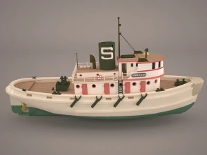 rimorchiatore Modello 3D