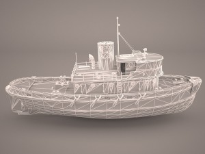 tugboat 3D 模型