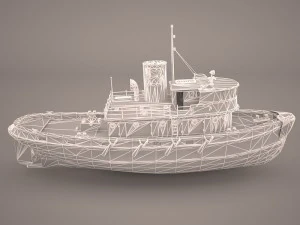 rimorchiatore Modello 3D