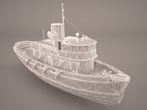 tugboat 3D 模型