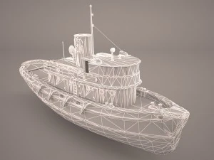 rimorchiatore Modello 3D