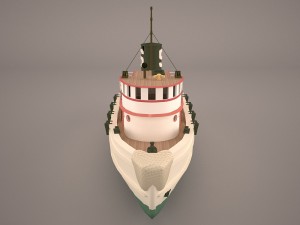 tugboat 3D 模型