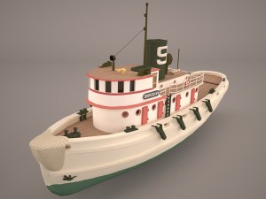 tugboat 3D 模型
