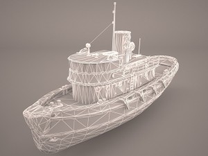 tugboat 3D 模型