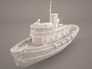 rimorchiatore Modello 3D