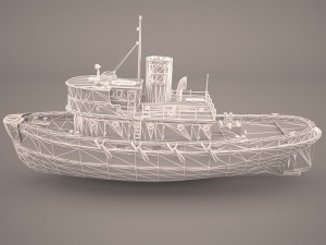 tugboat 3D 模型