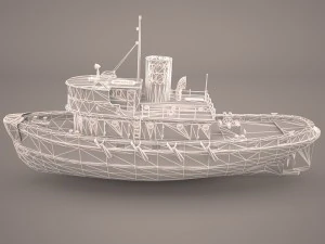 rimorchiatore Modello 3D