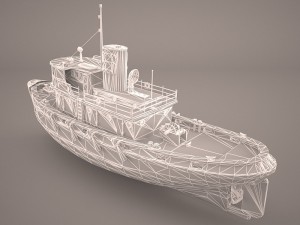 tugboat 3D 模型
