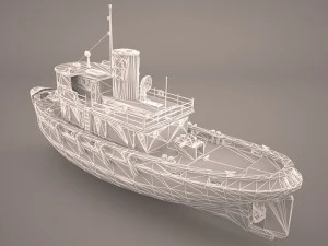 rimorchiatore Modello 3D