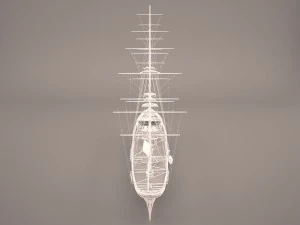 flying ship 3D Model