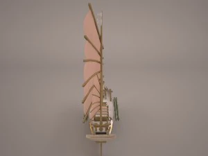 junk ship 3D Model