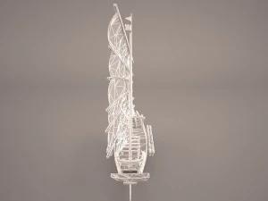 junk ship 3D Model