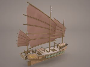 junk ship 3D Model