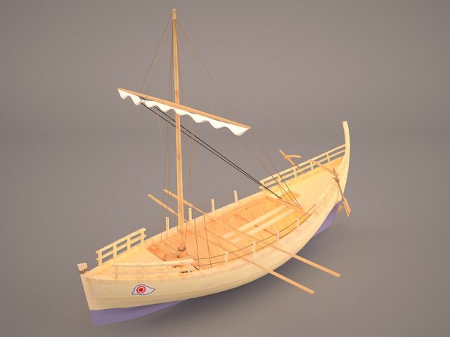 kyrenia ship 3D मॉडल .c4d .max .obj .3ds .fbx .stl .blend 