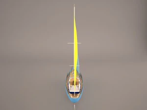 moonli ship 3D Model