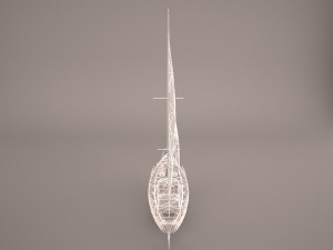 moonli ship 3Dモデル