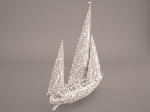 moonli ship 3Dモデル