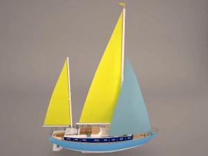 moonli ship 3D Model