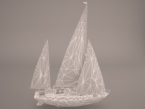 moonli ship 3Dモデル