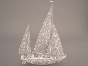 moonli ship 3D Model