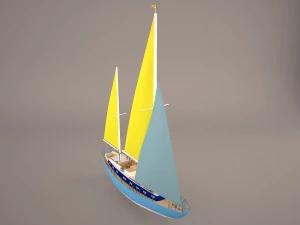 moonli ship 3D Model